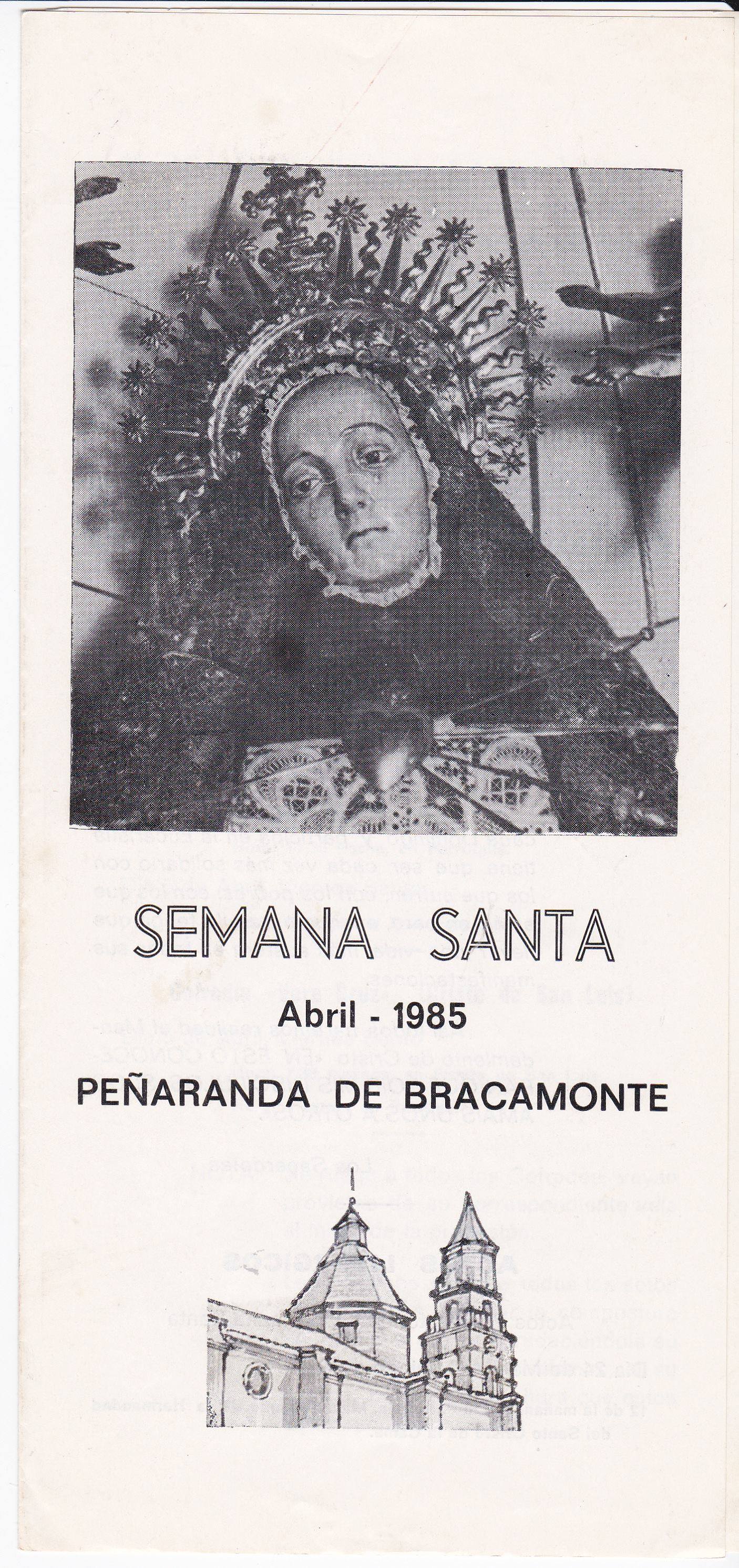 Semana Santa en Peñaranda de Bracamonte 1985 Peñaranda de Bracamonte